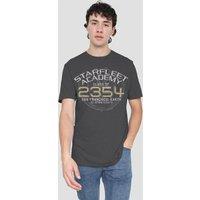 Star Trek Sisko Graduation T-Shirt, Charcoal in Grey | Size: 3XL