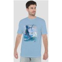 The Wildlife Wildlife Leaping Sailfish T-Shirt, Light Blue | Size: Medium