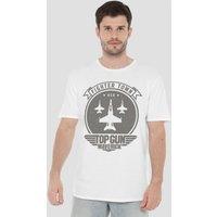 TOP GUN Maverick Fighter Town T-Shirt, White | Size: XL