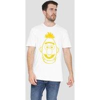 Sesame Street Bert Mono T-Shirt, White | Size: 3XL