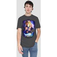 Star Trek Discovery Discoverys Finest T-Shirt, Charcoal in Grey | Size: Small