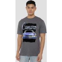 Other Chevrolet Yellow Camaro T-Shirt, Charcoal in Grey | Size: 3XL