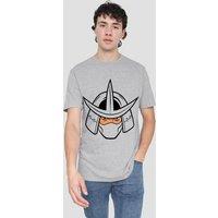 Teenage Mutant Ninja Turtles Shredder Angry T-Shirt, Athletic Heather in Grey | Size: Medium