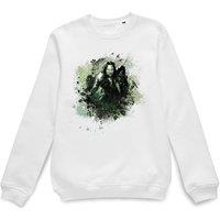 Lord of the Rings Official Aragorn Cutout Sweatshirt - White | Size: XL