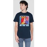Twin Peaks One Eyed Jacks T-Shirt, Navy | Size: 5XL