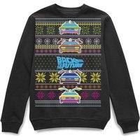 Back To The Future Official Sweatshirt - Black | Size: 2XL