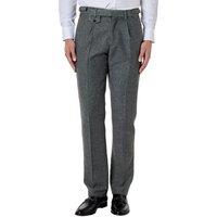 XPOSED Men's Jax Herringbone Tweed Trousers Stylish Comfort in Grey | Size: 40