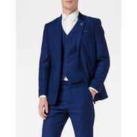 XPOSED Men's JROSS Formal Suit Jacket & Waistcoat Set - Stylish Classic Design in Navy | Size: 52R