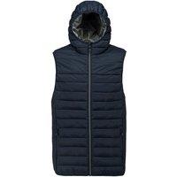 Proact Men's Hooded Padded Bodywarmer in Navy | Size: 2XL