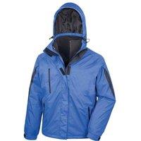 Result Men's Journey 3 in 1 Soft Shell Jacket in Bright Blue | Size: Large