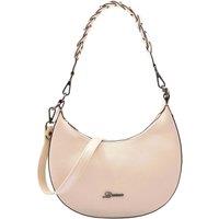 House of Leather Women's Womens Real Leather Hobo Bag Small Size Handbag Sarah Off-White | Size: Medium