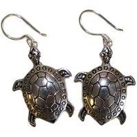 KDMD Women's Silver Earrings - Turtles