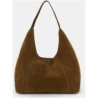 Large Suede Shoulder Bag