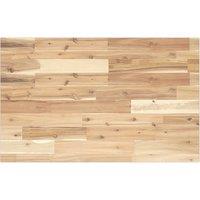 Berkfield Home Desk Top Untreated 80x50x2 cm Solid Wood Acacia in Brown | Size: 80 x 50 x 2 cm