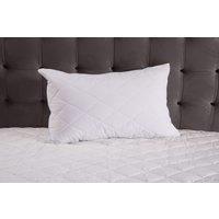 The Linen Consultancy 'TLC 5 Star Hotel Concept' Waterproof Polycotton Quilted Mattress & Pillow Protector Set in White | Size: Super King