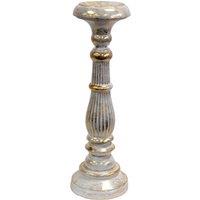 KDMD Large Candle Stand - White Gold