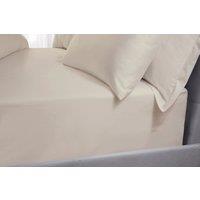The Linen Consultancy 'TLC 5 Star Hotel Concept' 250TC Cotton Percale Extra Deep Fitted Sheet & Pair of Standard Pillowcases Set