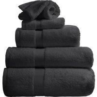 The Linen Consultancy 'TLC 5 Star Hotel Concept' 750GSM BCI Hand Towel 4 Pack in Dark Grey