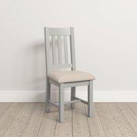 Seconique Windsor Slatted Chair (Box of 2) in Light Grey