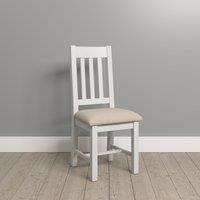 Seconique Windsor Slatted Chair (Box of 2) in Ivory