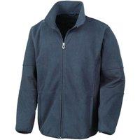 Result Men's Osaka TECH Performance Combined Pile Softshell Waterproof Windproof Jacket in Navy | Size: Large