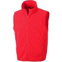 Result Men's Core Micro Fleece Gilet in Red | Size: XL