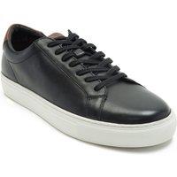 Thomas Crick Men's 'Evers' Casual 6 Eyelets Sneaker Trendy Shoes in Black | Size: 10