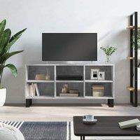 Berkfield Home TV Cabinet Concrete Grey 103.5x30x50 cm Engineered Wood