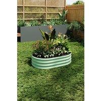 1.2x0.8m Galvanized Steel Raised Garden Bed,Light Green