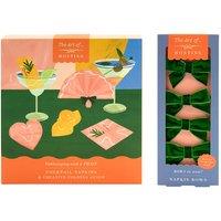 Portico Designs Ltd Art of Hosting Napkin & Napkin Ties Set