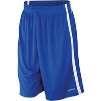 Spiro Men's Basketball Shorts in Mid Blue | Size: Medium