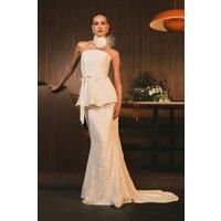 Coast Women's Lace Bridal Maxi Skirt in Ivory | Size: 14