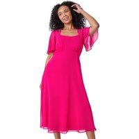 Petite Hotfix Detail Midi Dress