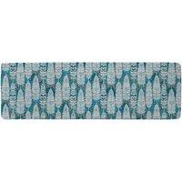 Benjamin Tate Design Tribal Art Animal Runner Rug in Natural | Size: 67 cm x 230 cm