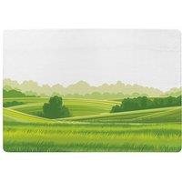 Benjamin Tate Design Landscape Illustration Designer Rug in Natural | Size: Large