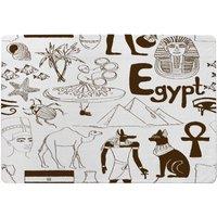 Benjamin Tate Design Hand Drawn Sketch Egypt Designer Rug in Natural | Size: Large