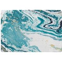 Benjamin Tate Design Blue Marble Designer Rug in Natural | Size: Large