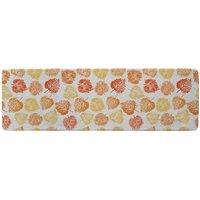 Benjamin Tate Design Hand Drawn Boho Spring Seamless Pattern Runner Rug in Natural | Size: 67 cm x 230 cm