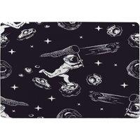 Benjamin Tate Design Astronaut Catches A Comet Designer Rug in Natural | Size: Large