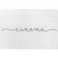 Benjamin Tate Design Text Cinema Designer Rug in Natural | Size: Large