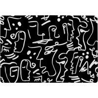 Benjamin Tate Design Geometric Shapes Repeating Designer Rug in Natural | Size: Large