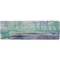 Benjamin Tate Design Washed Up Blue Runner Rug in Natural | Size: 67 cm x 230 cm