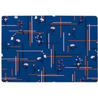 Benjamin Tate Design Flowers With Check Grid For Fashion Designer Rug in Natural | Size: Large