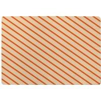 Benjamin Tate Design Orange Lines Designer Rug in Natural | Size: Large