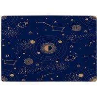 Benjamin Tate Design Magic Night Sky Map Designer Rug in Natural | Size: Large