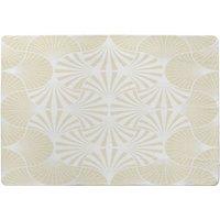 Benjamin Tate Design Golden Star Ornament Designer Rug in Natural | Size: Large