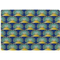Benjamin Tate Design Egyptian Style Motif Designer Rug in Natural | Size: Large