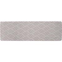 Benjamin Tate Design Geometric Pattern With Leaves Runner Rug in Natural | Size: 67 cm x 230 cm