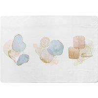Benjamin Tate Design Beige Watercolor Illustration & Elements Designer Rug in Natural | Size: Large