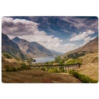 Benjamin Tate Design The Glenfinnan Viaduct Designer Rug in Natural | Size: Large